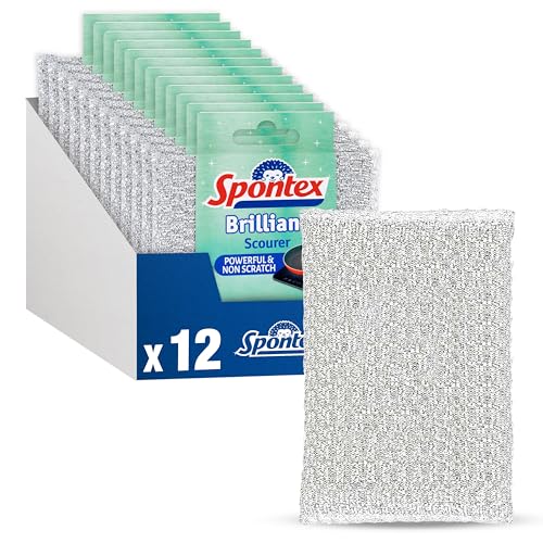 Spontex Brilliant non-scratch Scourer pad (Pack of 12)