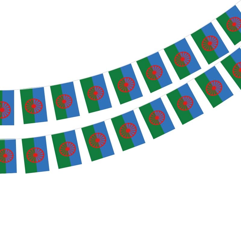 Gypsy Flag, Gipsy Flag, Romani Flag, Gypsy Flag 40 Pack 11.4M