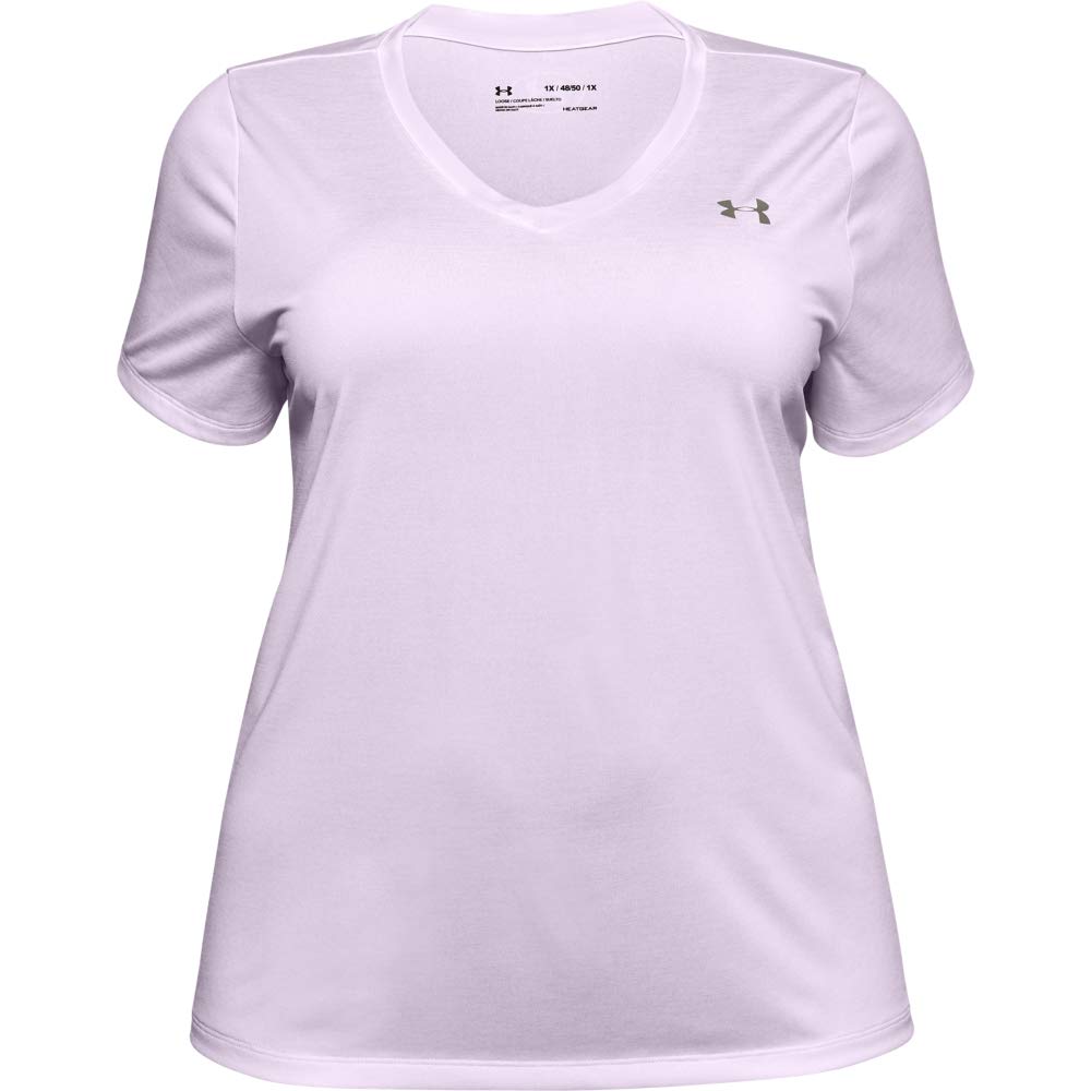 Under Armour Plus Size Tech Solid Short Sleeve V-Neck