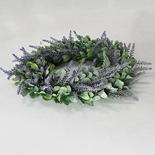 Ghirlanda Artificiale, Foglie Verdi Realistiche in PVC