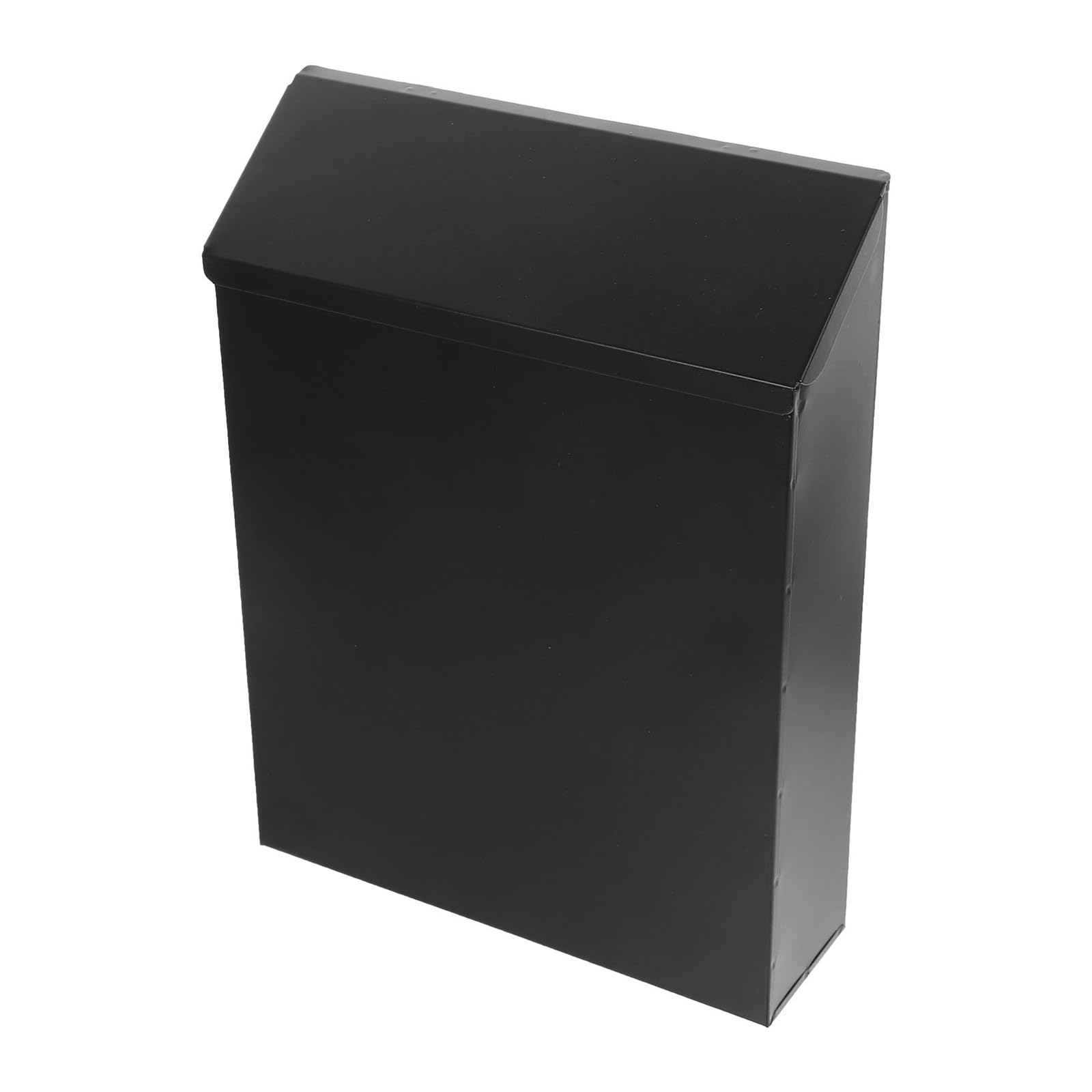 Locking Mail Box for Outside, Wall Mount Mailbox Suggestion Box Black