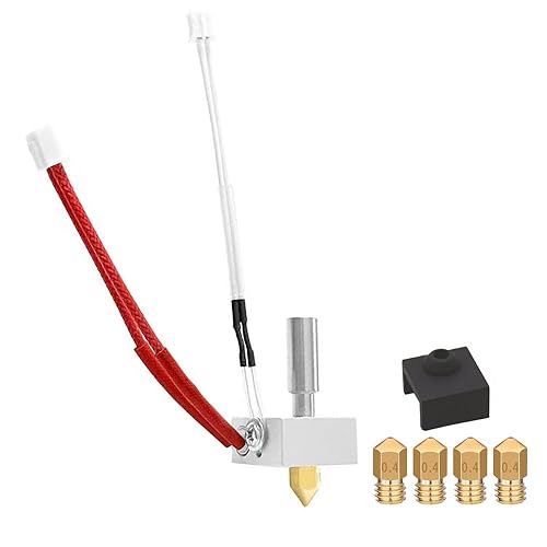 Hotend para Elegoo Neptune 3 Pro Hot End Kit para Neptune 3 PlusMax Extrusora Calentador de cabeza de silicona con 4 boquillas adicionales para