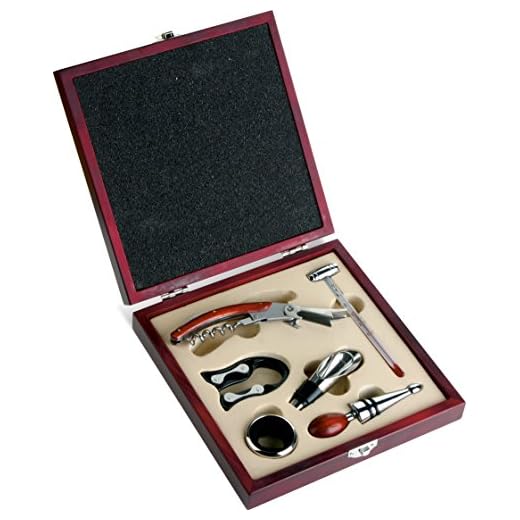 Set Vino 5 pezzi in legno