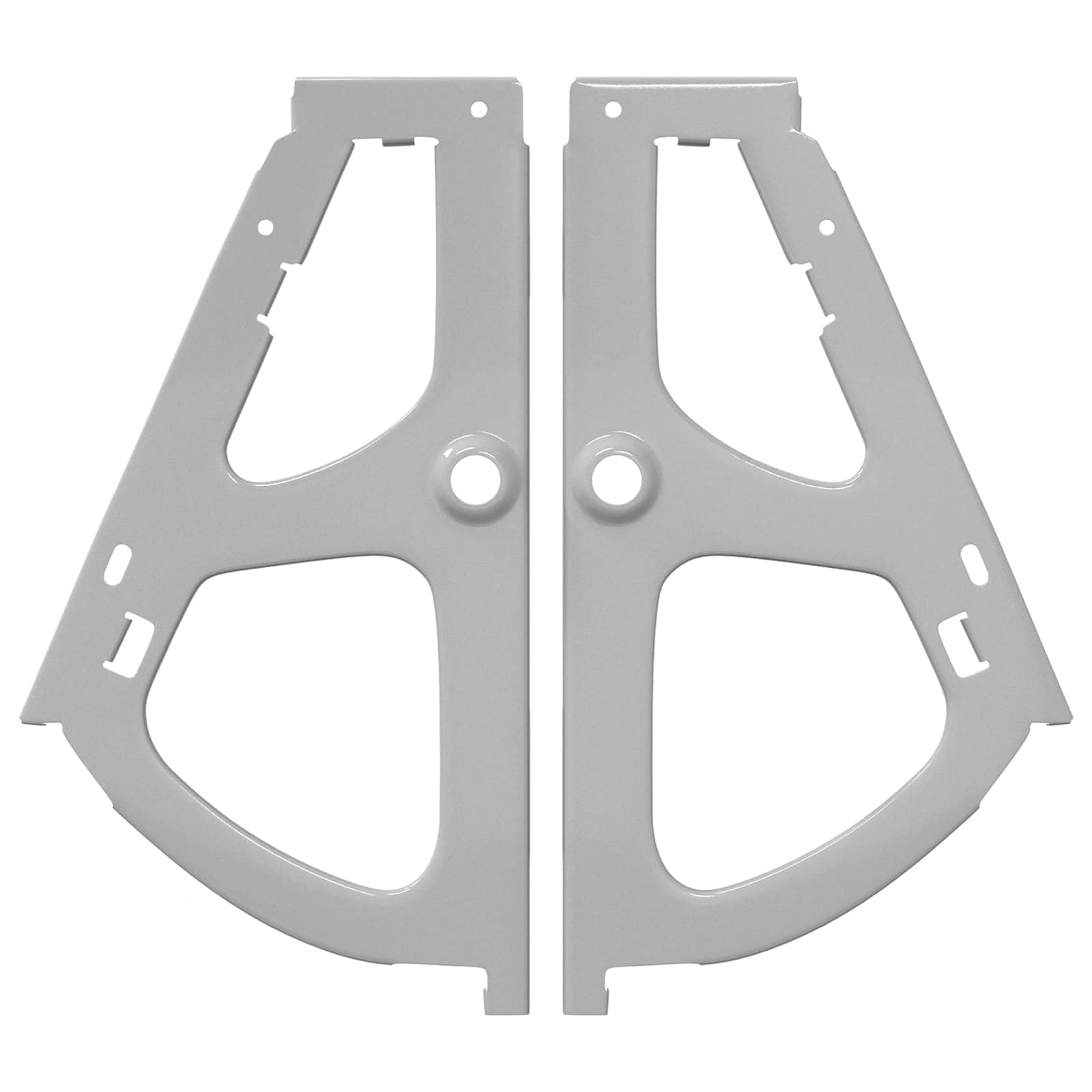 Cerniera a ribalta in ferro argentato, 235 x 155 x 30 mm, 2 pezzi, robuste cerniere per mobili, per armadio, porta, sportello e scatola, ideale per cucina, giardino, fai da te e riparazione