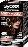 Professionelle Grauabdeckung SYOSS Contour Color Stufe 3 3-81 Queen B.Dunkelbraun, permanentes Zwei-Farben-System, 1er Pack (1 x 183 ml)