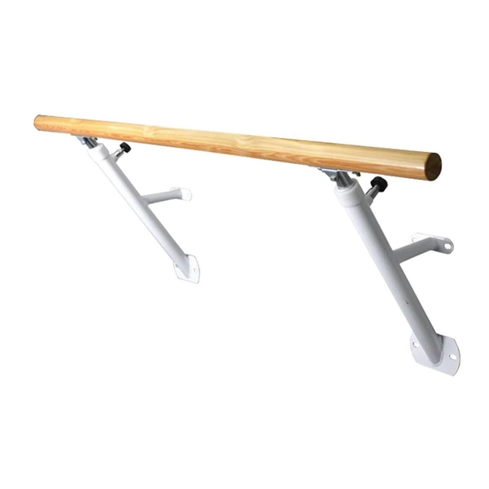 NGDFGR Freestanding Dance Stick, Portable Ballet Barre Pole Adjustable 80-120Cm, Wall Mounted Stretching Dance Bar Exercise Equipment For Kids And Adults,White-100cm