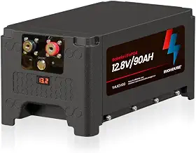 Bateria Solar 12v 90ah Lifepo4 1,15kwh Bms Thunder Inohouse