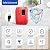 GSHIOIO Tankless Water Heater Electric 110V 3000W Mini Under Sink Water Heater Kitchen Household Instant Hot Water Heater 68-122°F W/IPX4 Water-Proof Level for Kitchen Bathroom Washin (Red)