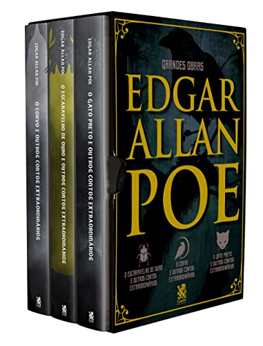 Grandes Obras de Edgar Allan Poe: Box com 3 Livros