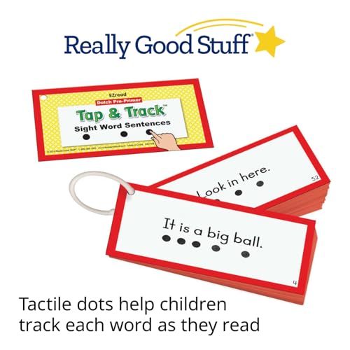 Image of Really Good Stuff EZread Dolch Pre-Primer Tap & Track Sight Word Sentences