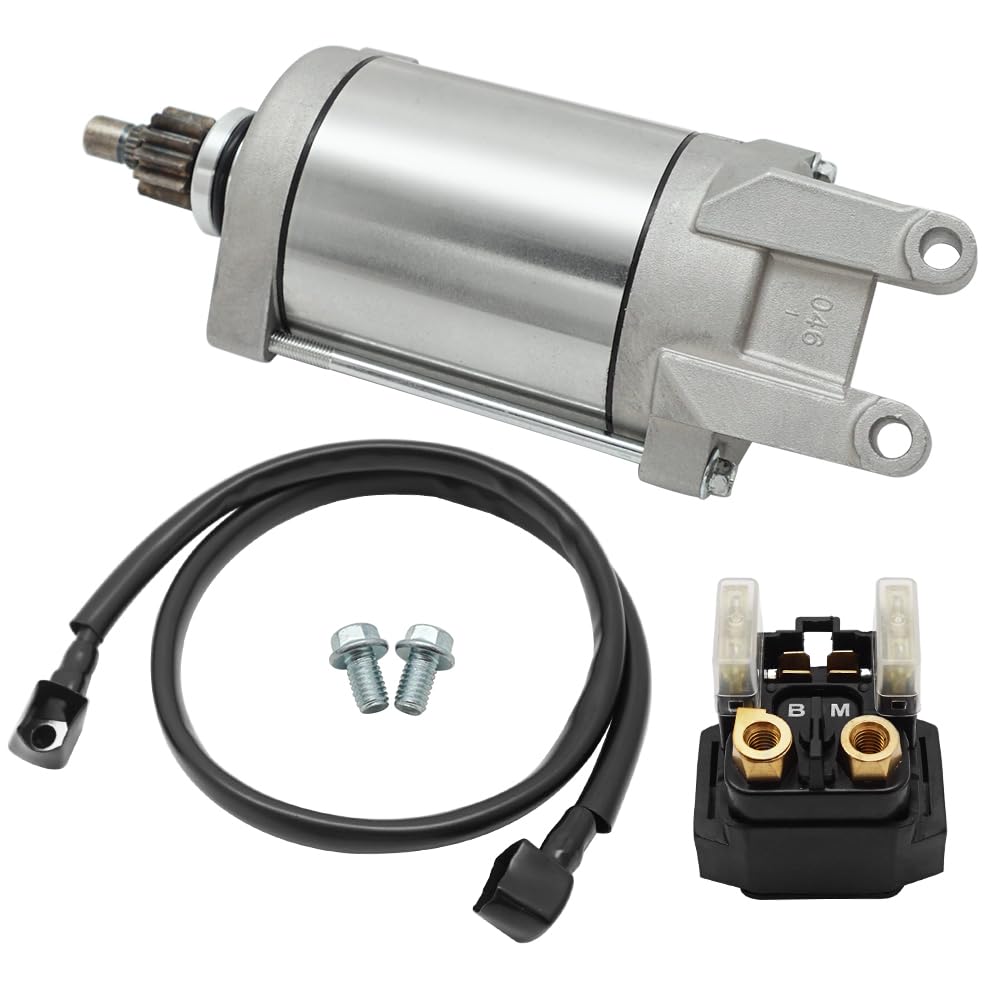 Motor de arranque y Relé con Cable para Yama-ha Raptor 660 2001-2005