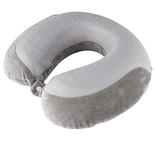 Almofada Travesseiro de Pesco&ccedil;o Para Viagem Viscoel&aacute;stico Nasa | Dr Coluna