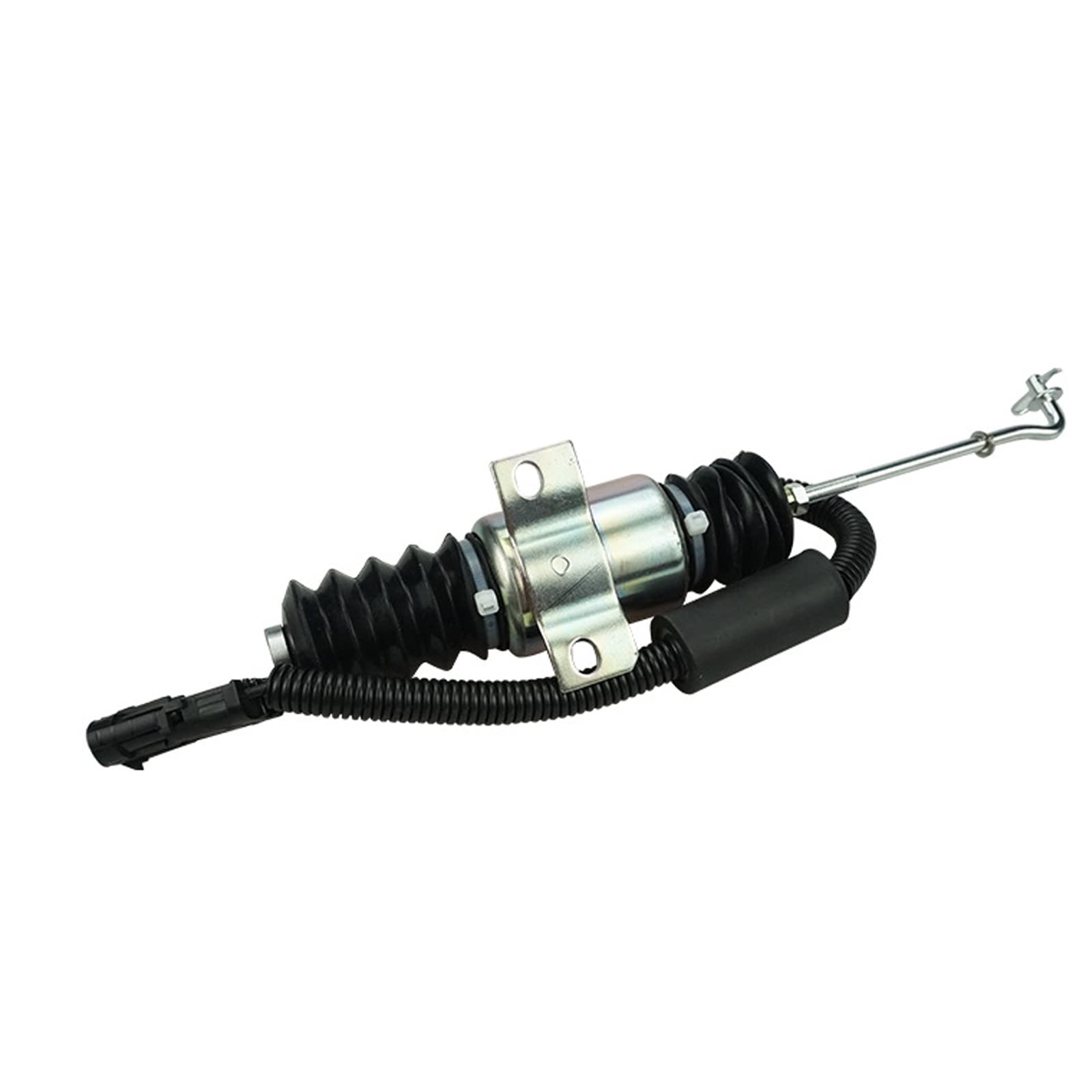 1306182 Válvula solenoide 12V - SINOCMP Solenoide de corte de combustible para motor diésel, 3 meses de garantía