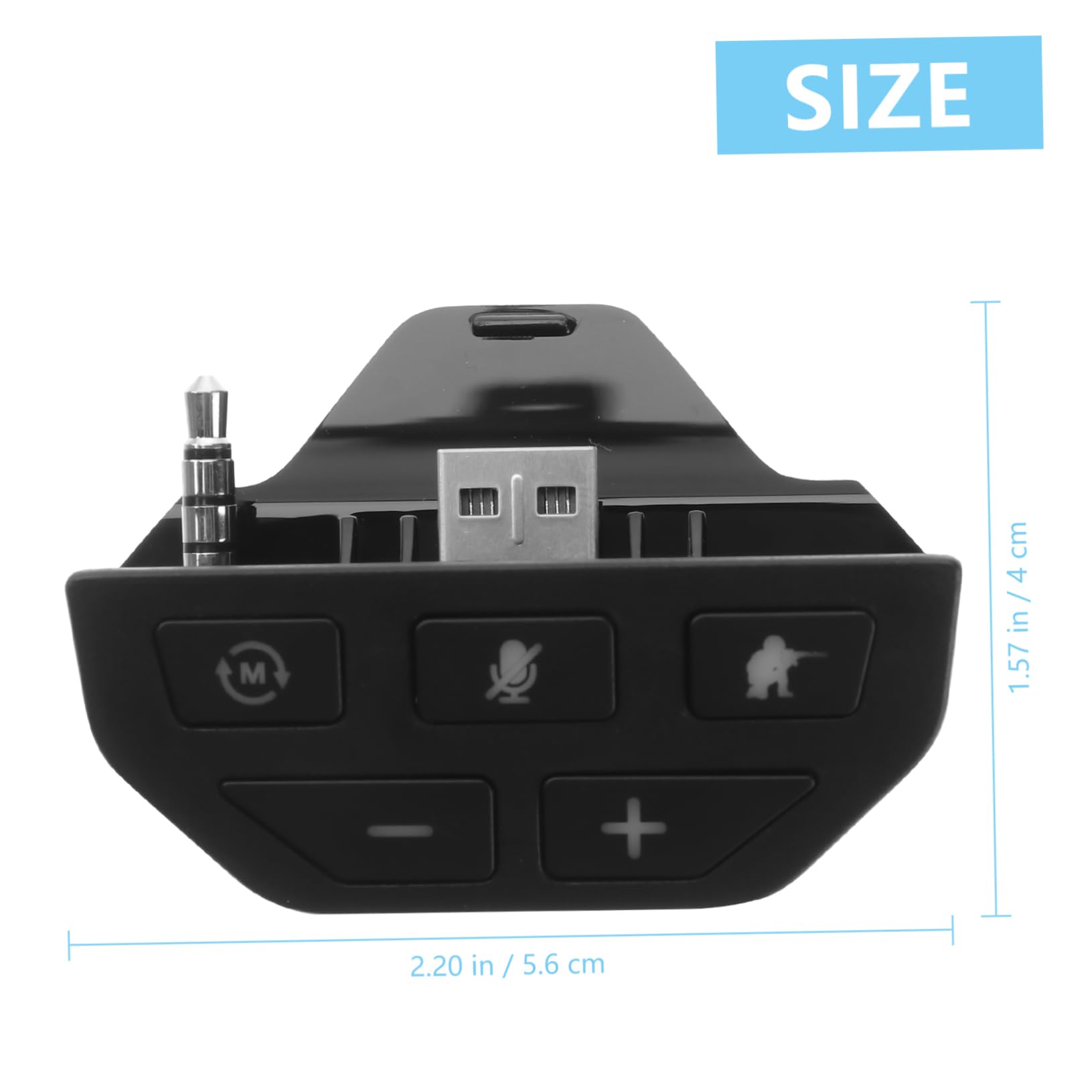 BESTonZON 2pièces Adaptateur Audio Stéréo pour Manette Casque Facile Design Et Communication