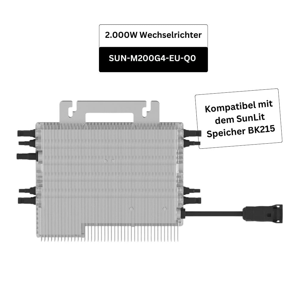 Deye 2000W Wechselrichter SUN-M200G4-EU-Q0 (drosselbar auf 800W/600W)