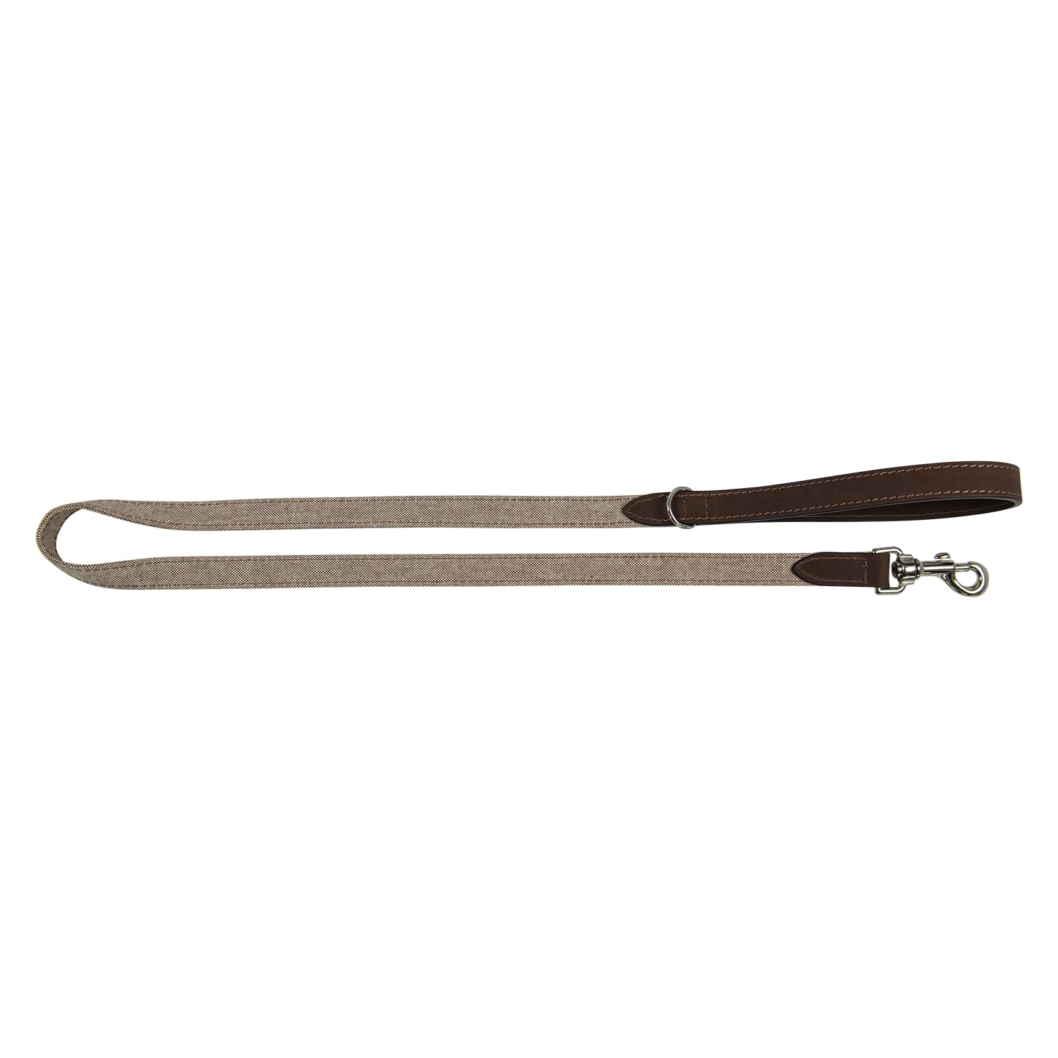 JACK AND VANILLA, Dog Lead, Quebec Model, Brown, Size 20 mm x 120 cm