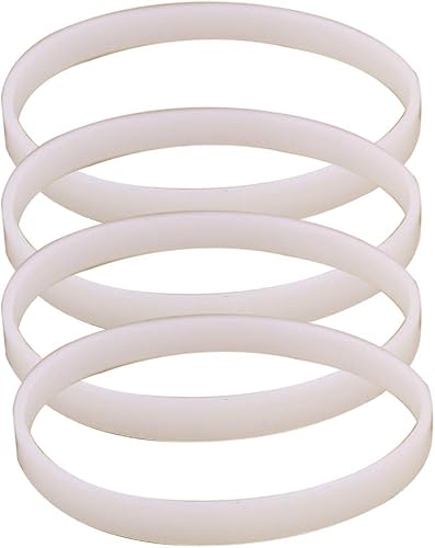 Anbige 4 piezas de junta tórica de sellado de goma blanca para sellos de repuesto de licuadora Ninja Juicer (4 juntas de 3.93 pulgadas)