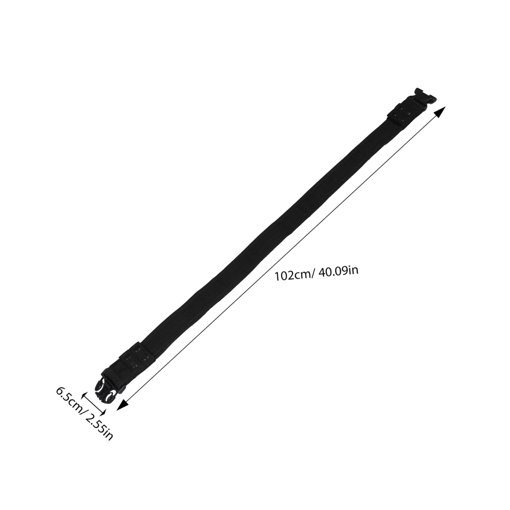 VICASKY Adjustable Security Officer Duty Belt with Belt Keepers Heavy Duty Utility Belt for Outdoor Activities Camping Hiking and Use