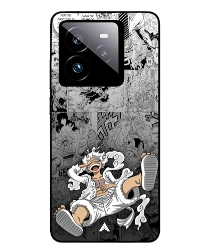 Image of Premium Anime 2 Case for Realme GT 7 Pro (Glossy Finish) Soft-Touch Metal TPU Back Cover, Shockproof, Designer, Aesthetic Mobile Phone Case