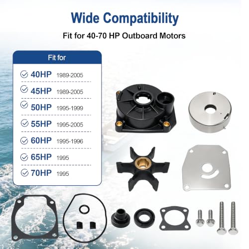 Image of MARKGOO Water Pump Repair Kit 5000308 for Johnson Evinrude 40-70HP Outboard