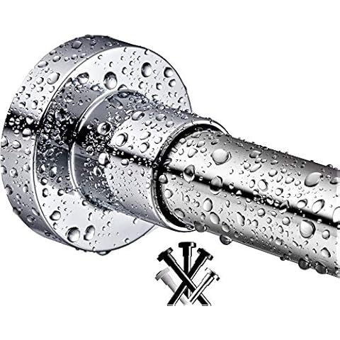 BRIOFOX Non-Slip Shower Curtain Rod Cover