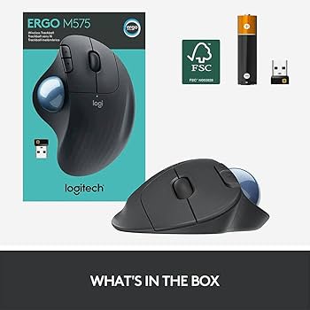 Logitech M570 & ERGO M575 トラックボール本体 Logitech，親指操作型トラックボール「ERGO M575」を11月26日