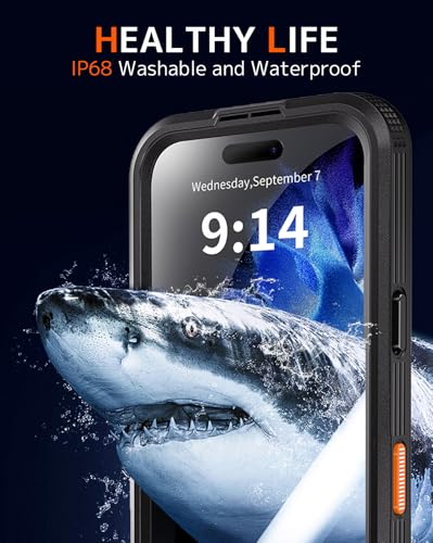 Coque pour iphone 16 compatible Magsafe robuste antichoc et intégrale avec étui transparent