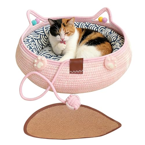 Camas para gatos que evitan resbalones y suciedad 8