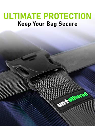 Untethered 4-Pack Luggage Straps | Belts to Keep Your Suitcase Secure While Traveling, Premium Accessory for Travel Bag… - Image 5