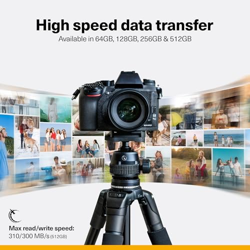 Image of KIOXIA EXCERIA PRO G2 256GB SD Card for Camera | Made in Japan | SDXC UHS-II V90 U3 | 310MB /s Read, 295MB /s Write | 8K Video Recording | 5-Yr Warranty