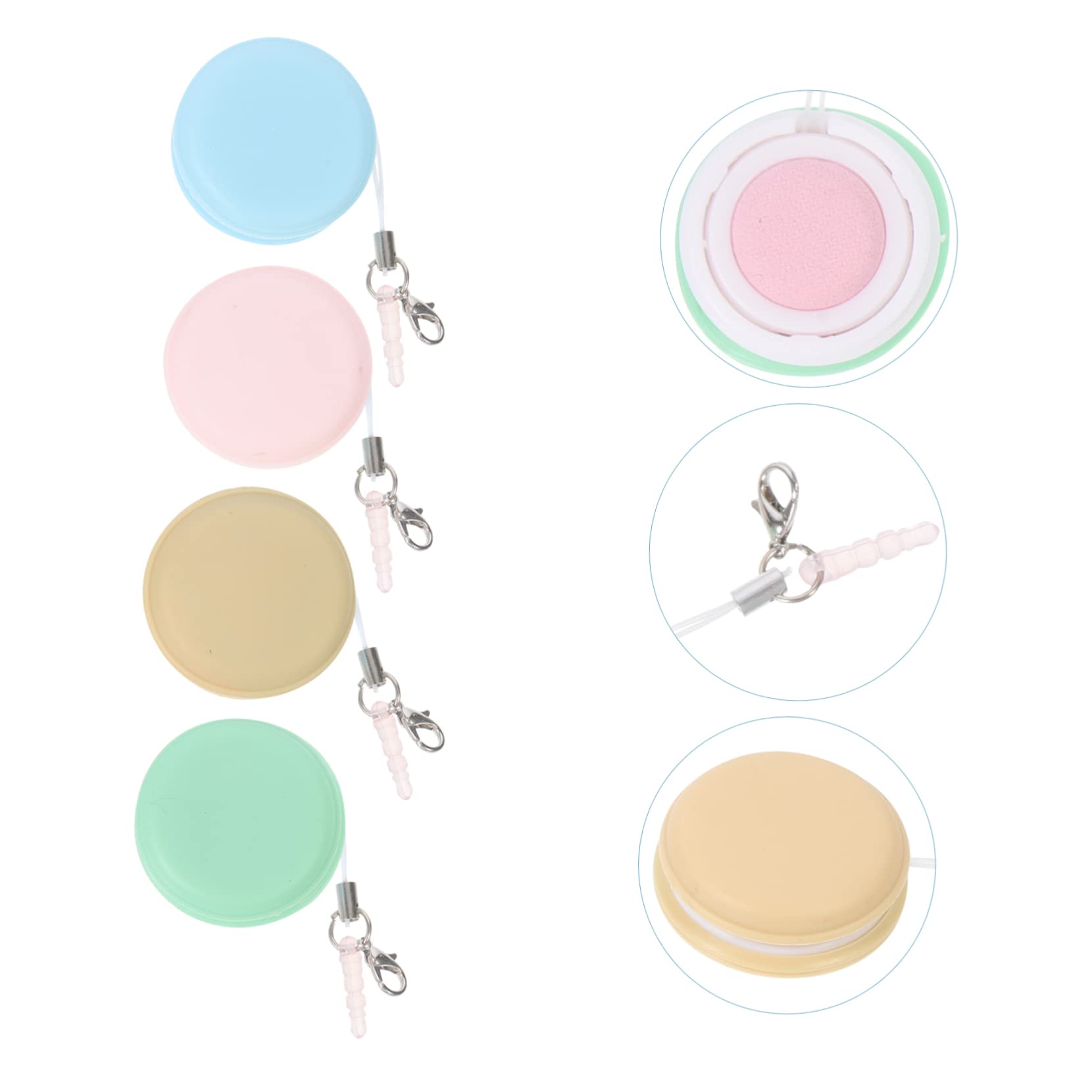 40 Pièces Pour Lunettes Lingettes Nettoyantes Pour Lunettes Lingettes D'écran Portables Nettoyeur D'écran Tactile Macrone Pour Écran Macaron Un Verre Plastique
