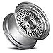 AVID1 AV18 15x8 Offset 25 4x100 Hub 73.1 Silver with a Machined Lip