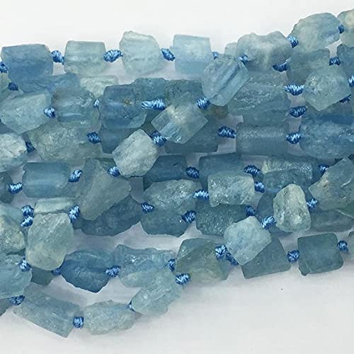 Perles aigue-marine naturelle pour créer vos bijoux bohèmes chic faits main
