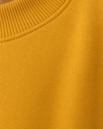 Image of Nobero Sweatshirts for Man Stylish | 280 GSM Rich Cotton Fleece Solid Regular Fit Full Sleeve Sweatshirt for Men | Stylish Casual Wear Winter Crew Neck Sweatshirt for Men