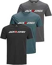 JACK & JONES Herren 3er-Set T-Shirts aus Baumwolle