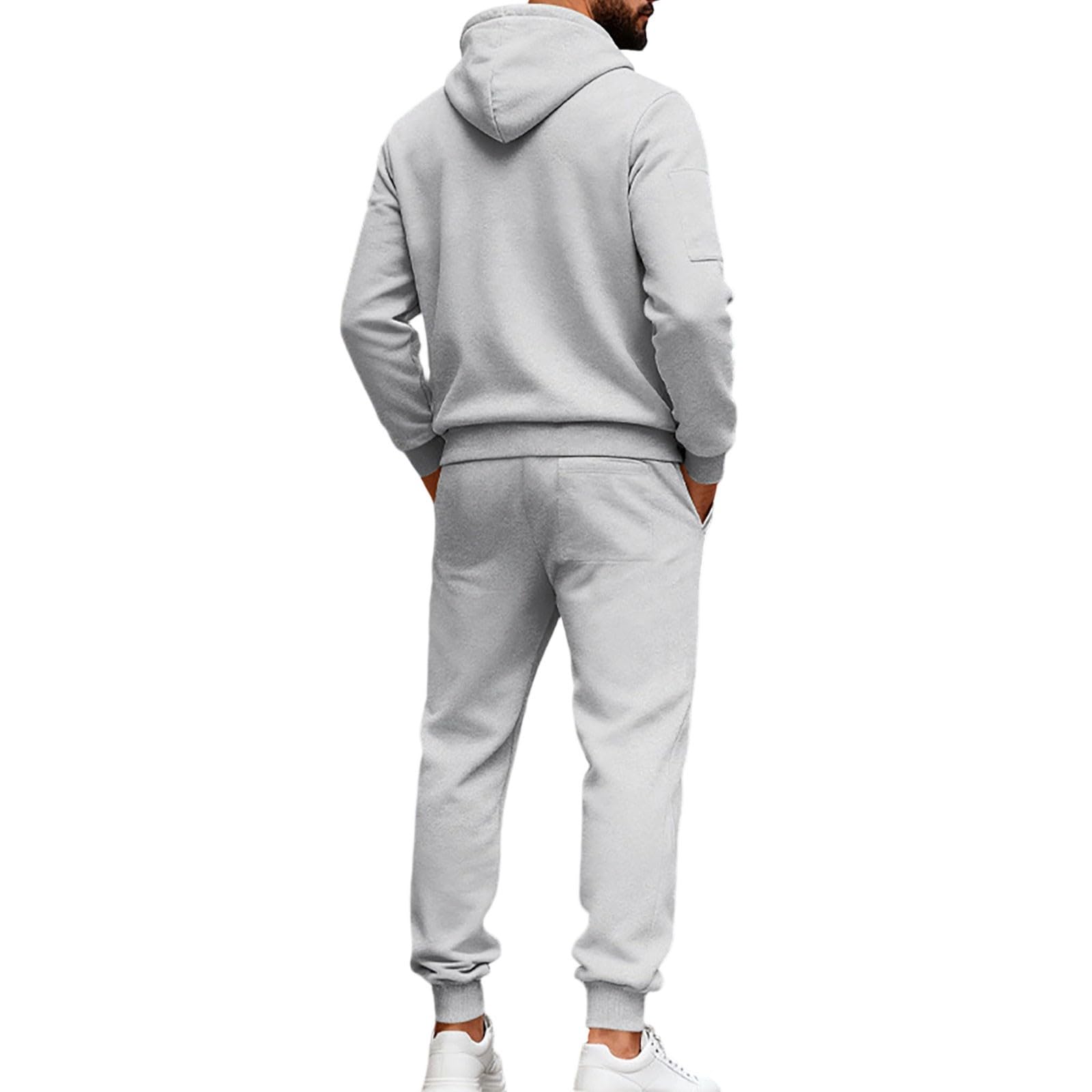Co Ord - Conjunto de pantalones deportivos con cremallera completa y forro