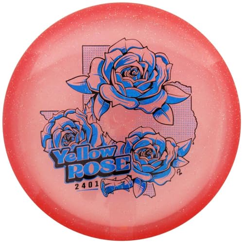 Mint Discs Lone Star Artist Series Founder's Yellow Rose Putter Golf Disc, 170-176g
