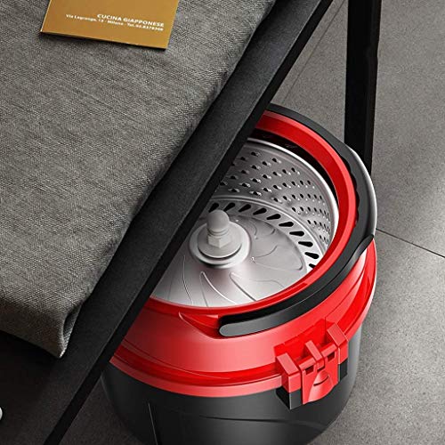 Balai rotatif pour sol impeccable avec têtes microfibre et brosse - 5