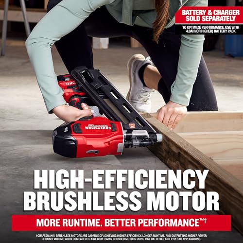 CRAFTSMAN V20 Brushless 30° Framing Nailer