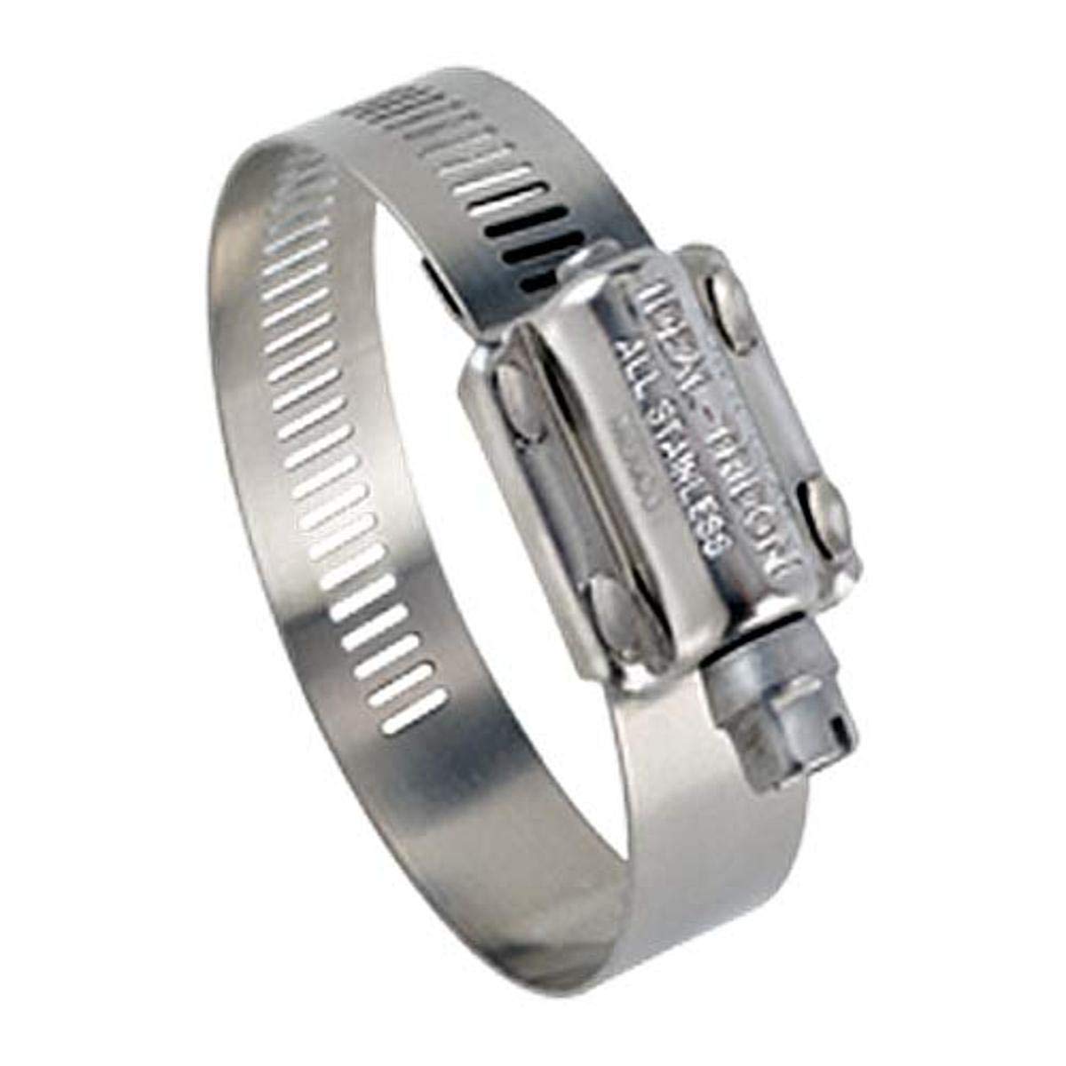 Ideal Tridon 6X50051#612 Stainless Steel Worm Drive Clamp with 410 Stainless Steel Screw, 6