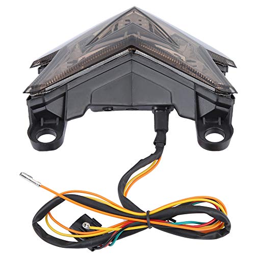 Motorrad LED Rücklicht Lampe Bremse Blinker Rücklicht Kompatibel Mit Z800 2013 2014:(schwarz)
