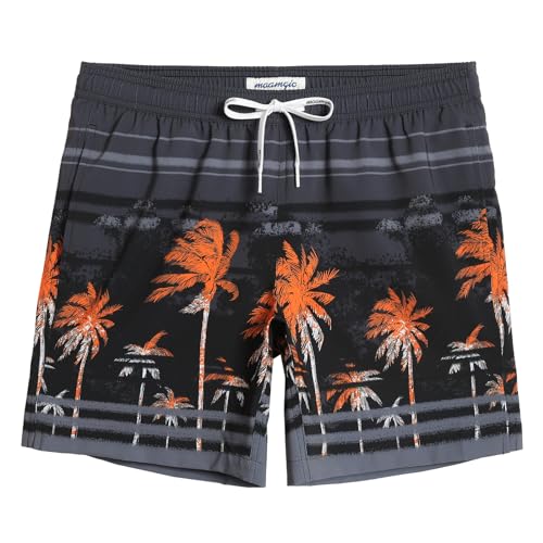 Image of maamgic Mens 7 inch Stretch Swim Trunks Quick Dry Mesh Lining Swimwear Bathing Suits