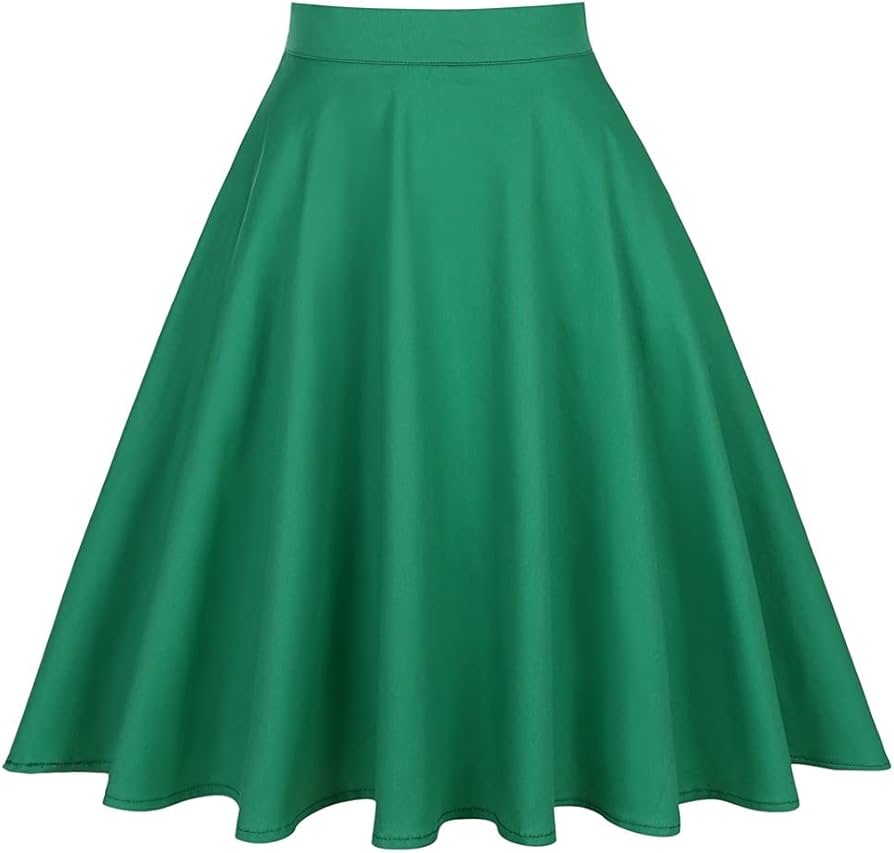 Gonne nere di cotone Gonne di fiori stampate Gonna estiva Donna