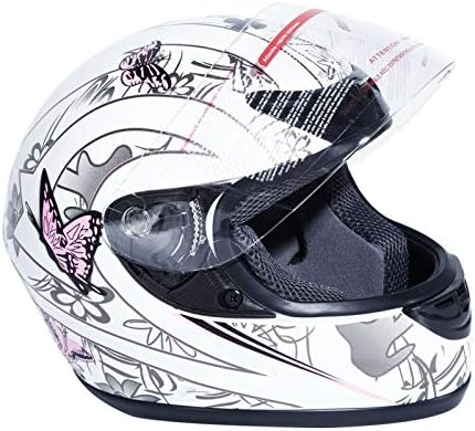 Miniatura 4 de TCT-MOTORPARTS - Casco para motocicleta, motocross, ATV, aprobado por el DOT, de cara completa, con apertura frontal, para adultos, calle, bicicleta