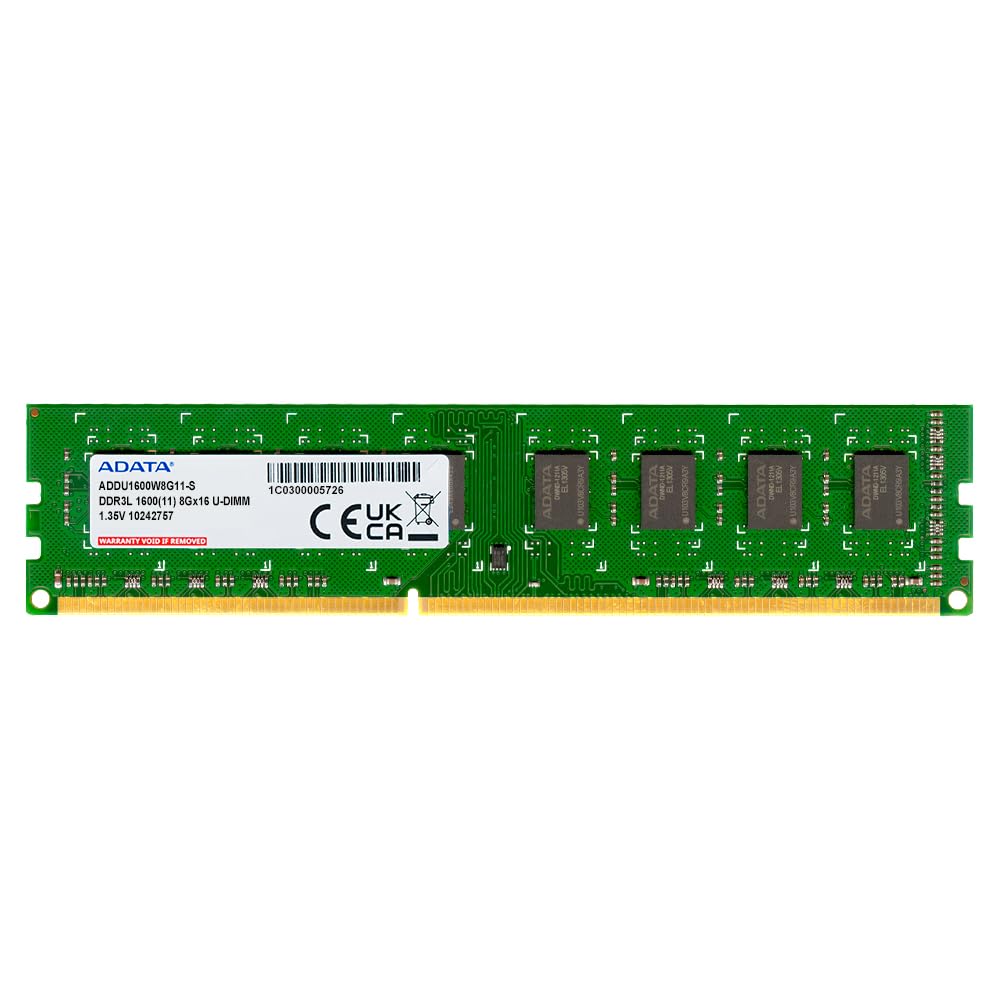 【エイデータ】 PCメモリ DDR3L 1600 8GBx1枚 ADDU1600W8G11-S-I
