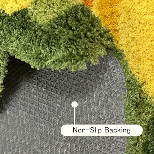 Tapete decorativo amarillento de girasol 27.5x27.5 pulgadas miniatura 6