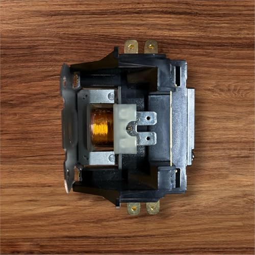 Image of SANAVYA Single Pole Magnetic Contactor Relay 220V - Heavy Duty AC Contactor for Outdoor Air Conditioner, HVAC, Compressor & Motor | Durable Copper Coil | 30A Capacity