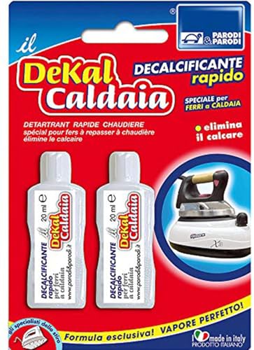 PARODI & PARODI- Dekal Decalcifiante Ferro da Stiro a Caldaia, 2 Confezioni per Decalcificare i...