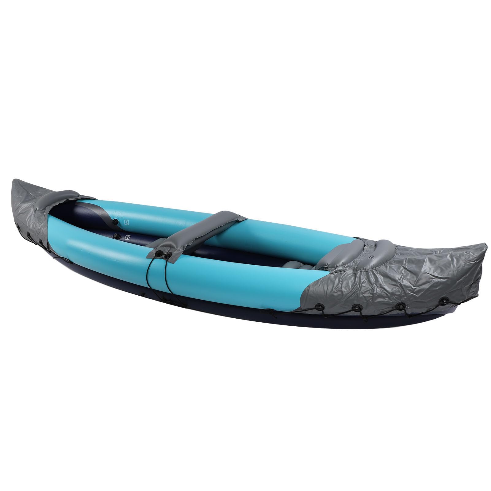 Kayak Plegable, Kayak Inflable Resistente Al Agua para Navegación para Pescar