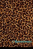 Leopard Print 6 x 9 Appointment Book For Cosmotologist, Nail Salons, Hair Stylist,Sales Reps And Busy Moms